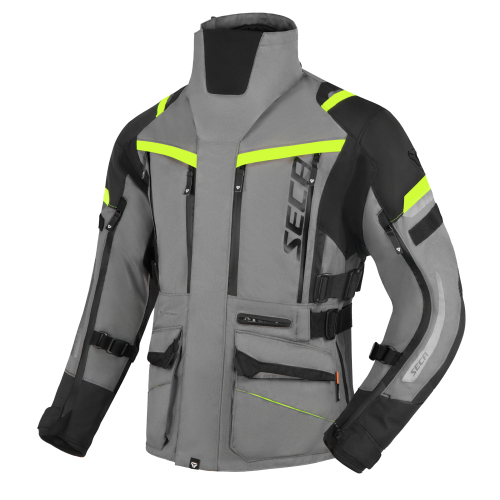 Kurtka motocyklowa SECA ARRAKIS III TITANIUM/FLO YELLOW